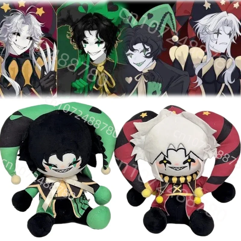 

Новая плюшевая игрушка «Пьеро-арлекин» из цирка, 27 см, мультяшный персонаж, аниме-атрибутика, мягкая подушка для детей, подарок ﻿