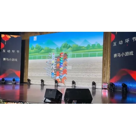 Hand Cranked Induction Horse Racing Screen Game Interactive Games Event Games Carnival Games Event Props