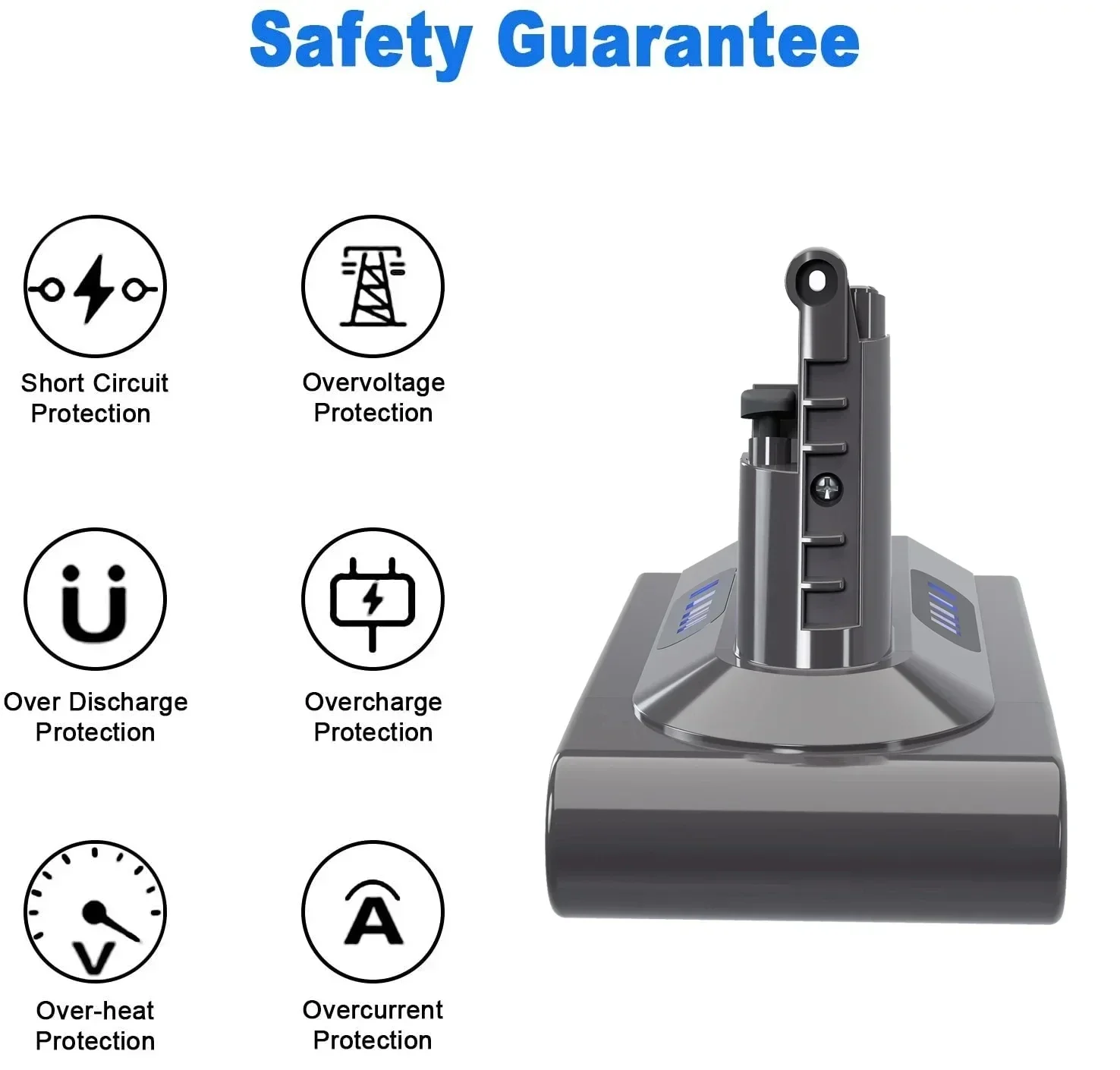 Latest Dyson V10 Battery Replacement Absolute Fluffy Whirlwind V10 Battery Upgrade SV12 6800mAh 100Wh