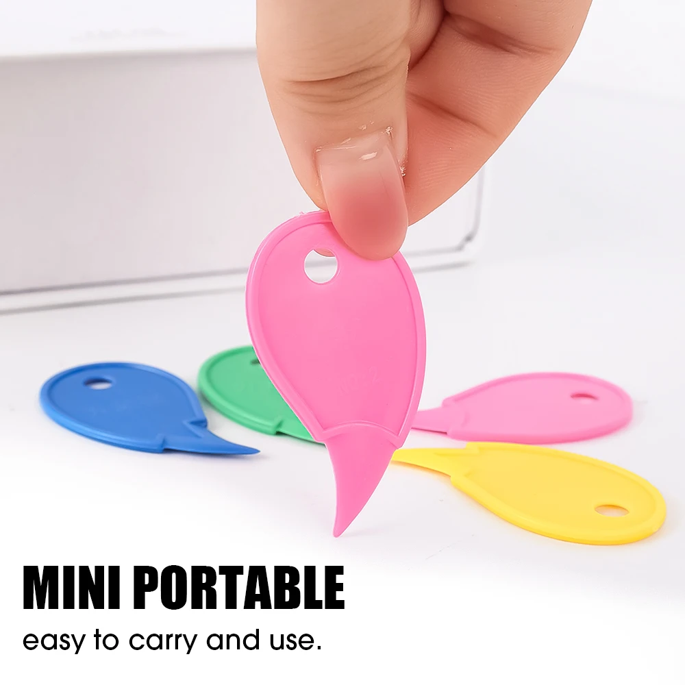 1/30Pcs Mini Portable Plastic Box Opener Pocket Art Utility Knife Parcel Express Box Paper Cutter Craft Wrapping Stationery