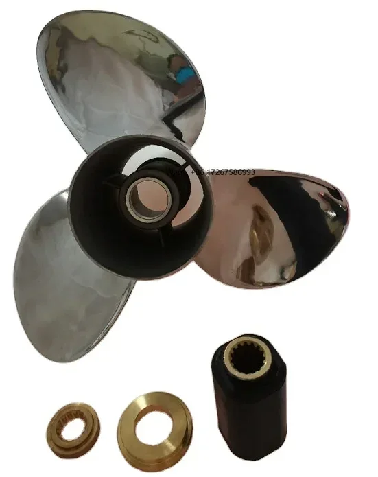 

3 Blades15X15 Stainless Steel Propeller Interchangeable OUTBOARD PROPELLER MARINE PROPELLER