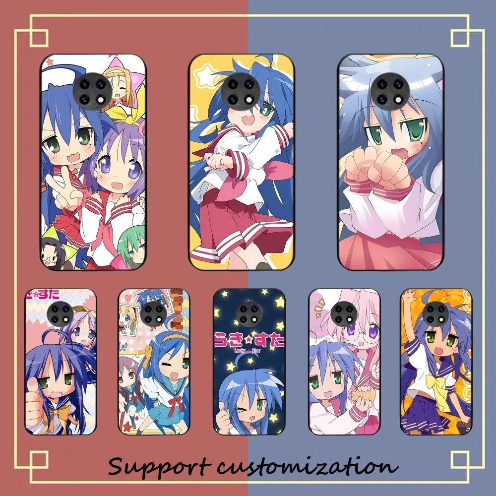 Japan Anime Girl Lucky Star  Phone Case For Redmi Note 4 X 5 A 6 7 8 T 9 9S 10 11 11S 11Epro Poco M3 pro