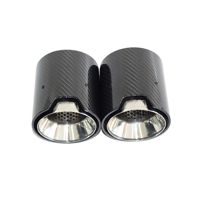 For BMW G80 G81 G82 G87 M2 M3 M4 M Power High Quality Carbon Fiber SS304 Exhaust Pipes 4 PCS Muffler Tail Pipe