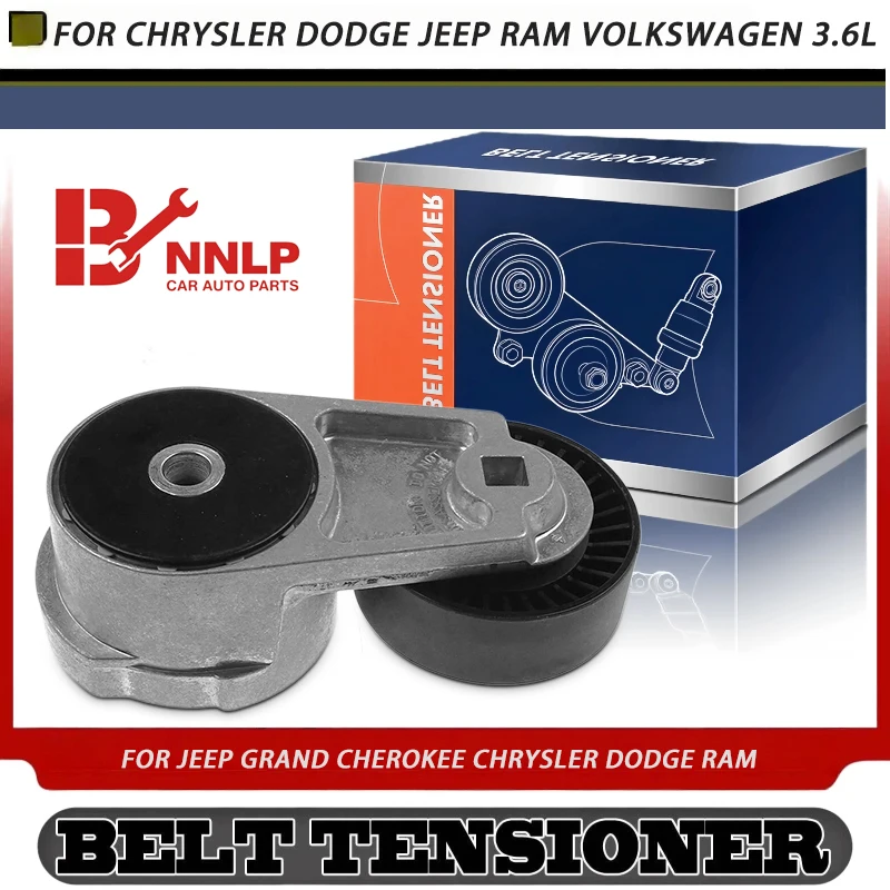 

Belt Tensioner Assembly for Ram 1500 C/V Chrysler 200 300 Jeep Grand Cherokee 05184617AD 5184617AD 39282 49484 89632