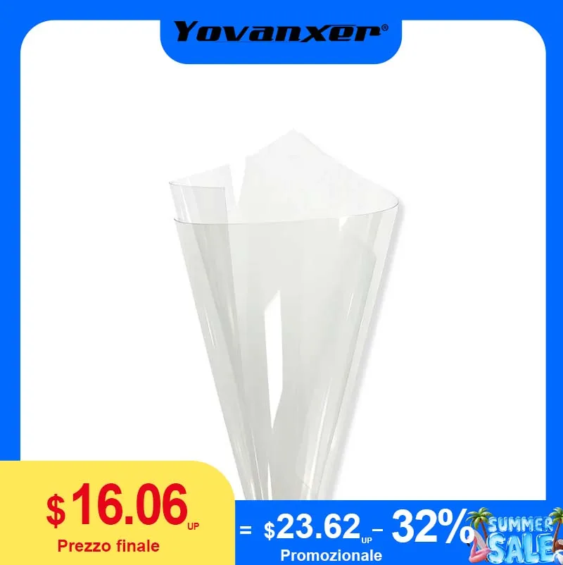 Self-Adhesive Transparent Rear Projection Film 4K HD Holographic Screen Sticker For Window Glass Storefront Advertising