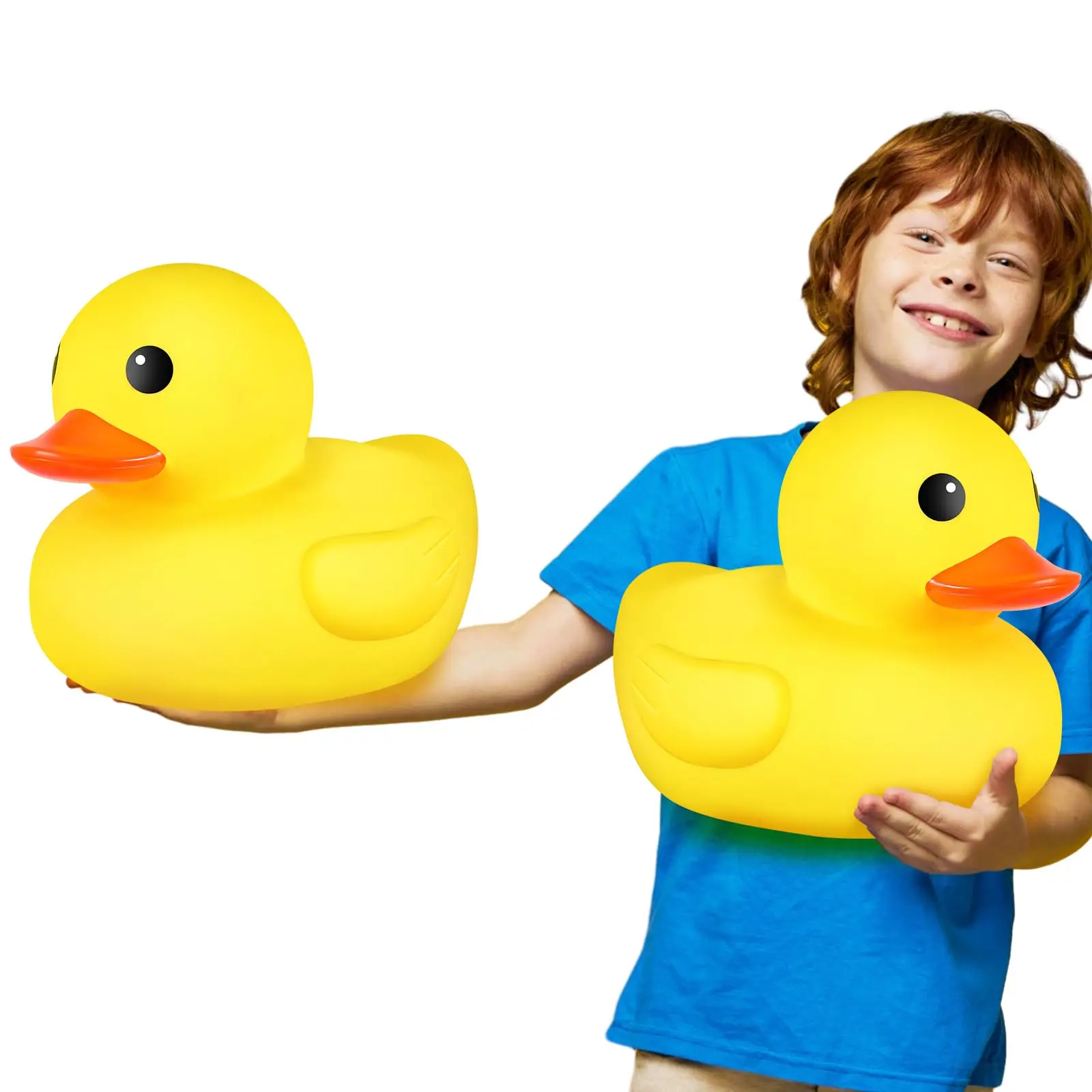 1/2PC Giant Rubber Duck 10.2 Inch Duck Giant Rubber Duck Large Rubber Squeaky Big Yellow Rubber Ducks