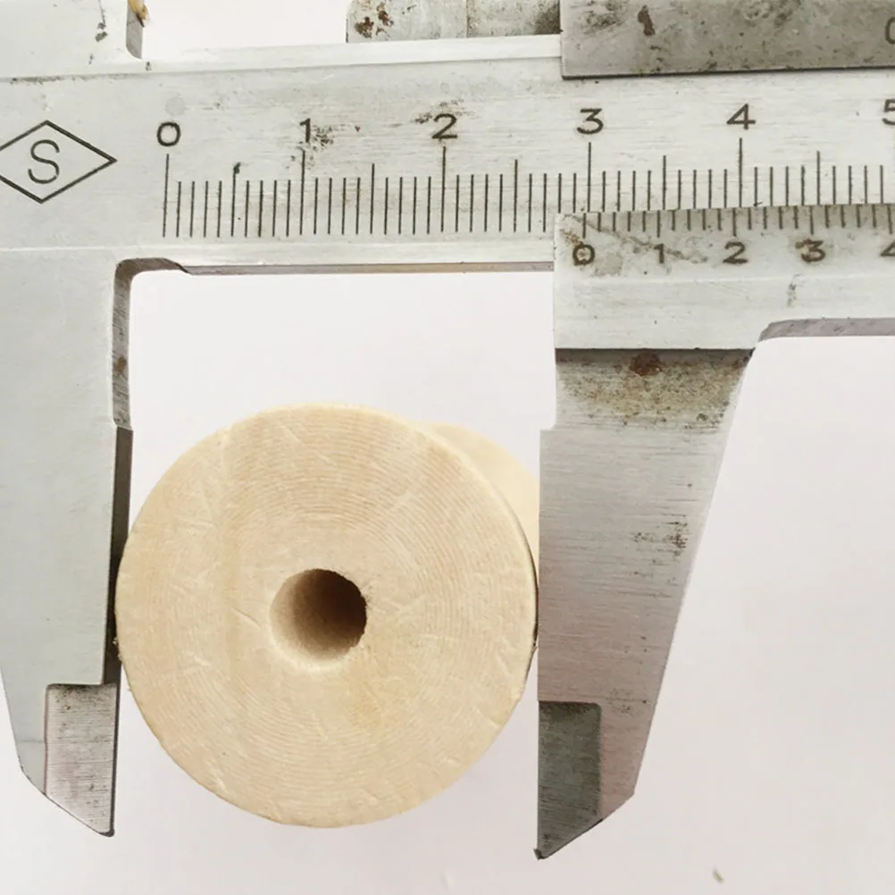 

10Pcs Craft Spools Wooden Bobbins Smooth Sanded Hourglass Shaped for Stringing Sorting Activities Thread Wire Organizer DIY Home