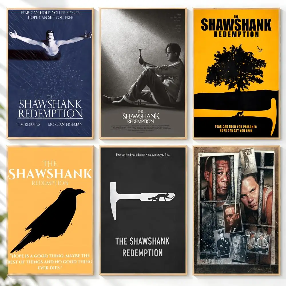 The Shawshank Redemption Poster Home Artwork For Living Room Bedroom Office Dorm Apartment Gift