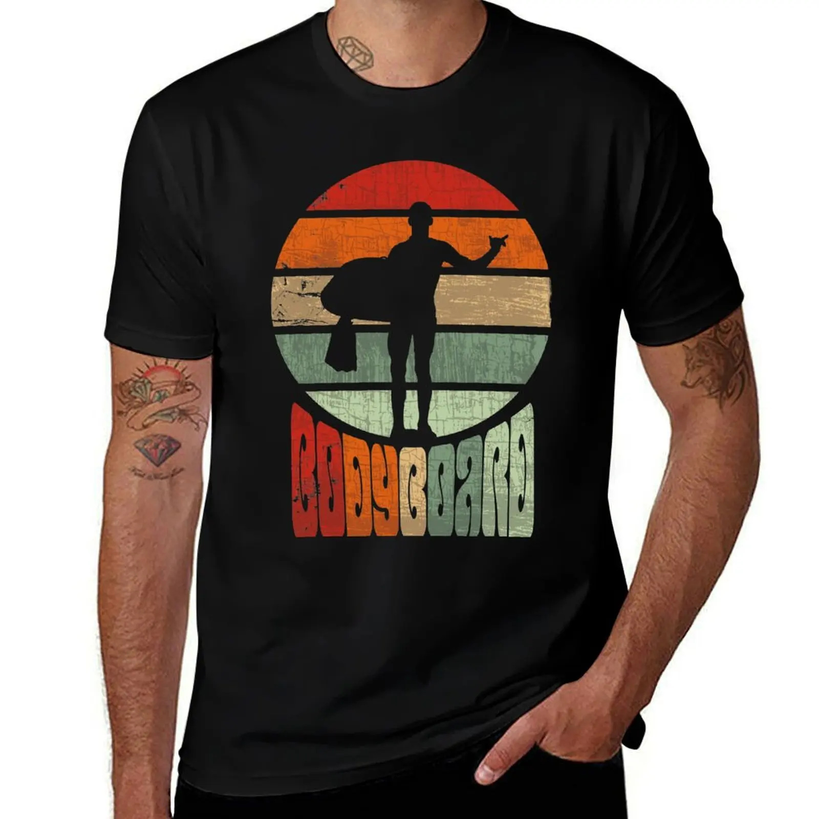 after a long day of training and returning home at sunset. T-Shirt Fashion Simple Casual Tee Shirt T-Shirt