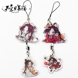 Anime Tian Guan Ci Fu Cosplay Keychain Heaven Official's Blessing Hua Cheng Xie Lian Acrylic Pendant Phone Chain Keyrings Gifts