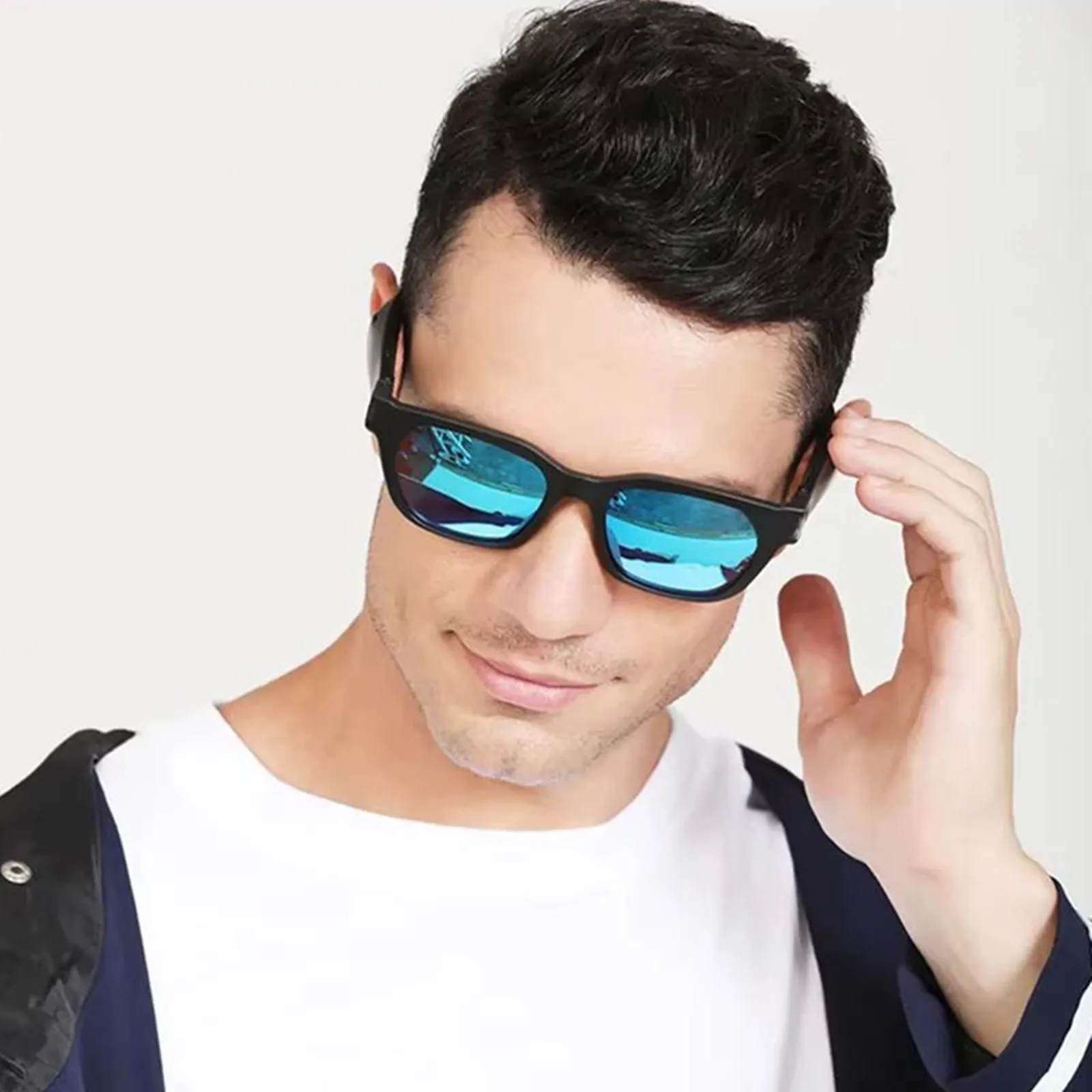 الذكية بلوتوث نظارات الصوت النظارات الشمسية بكلتا الأذنين ستيريو سماعة الهاتف المحمول سيارة القيادة دعوة مشغل موسيقى مستقطب لاسلكي