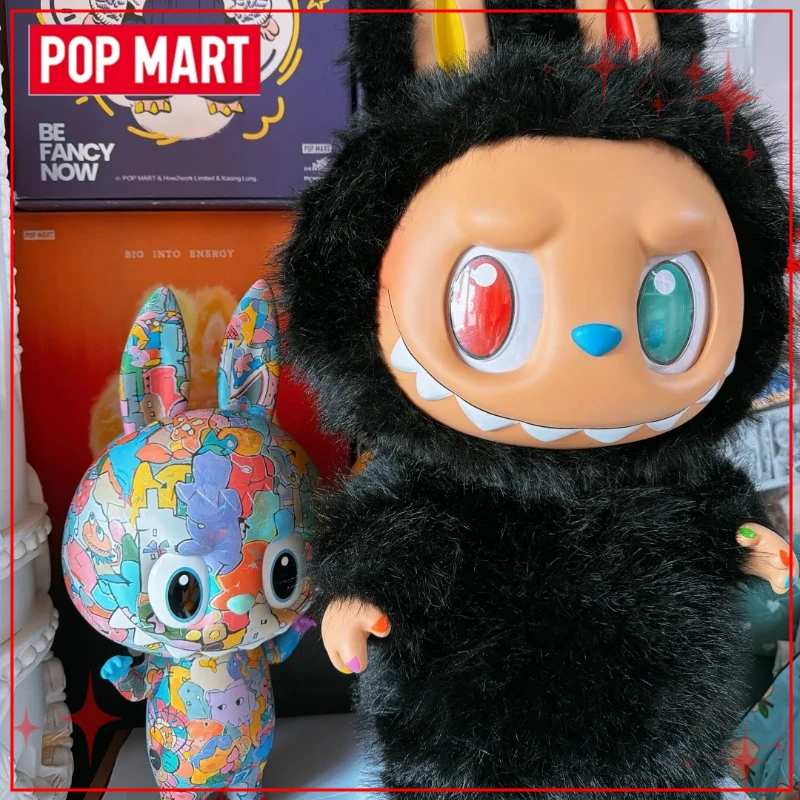 

Hot Genuine POPMART THE MONSTERS ZIMOMO 10 Anniversary LABUBU Plush Pop Culture Toy Big Doll Gift