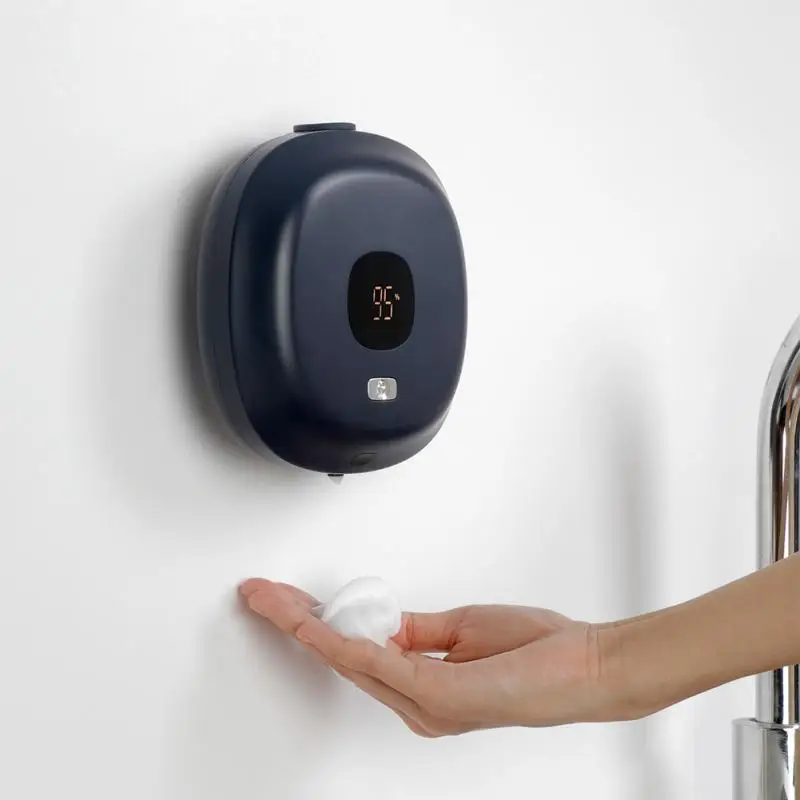 Wall-mounted Touchless Foam Soap Dispenser, indução automática, máquina de desinfetante para hotel e casa, novo