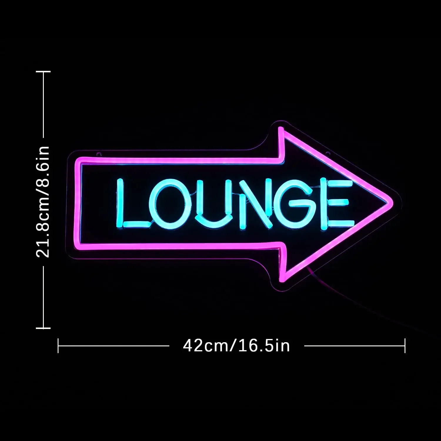 Relax Neon Lights Lounge Neon Sign for Wall Decor Neon Lights Lounge Dimmable Letter LED Light up Signs Office Hotel Cafe