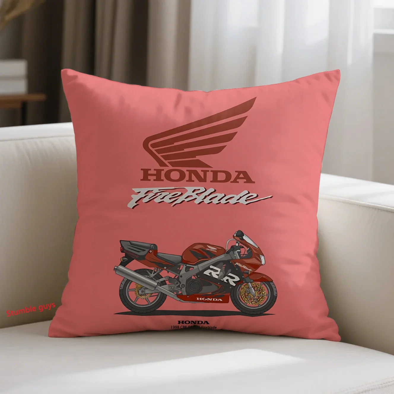 

Honda Sofa Cushion Cover 45X45cm Sports Motorcycle Racing Durable For Sofa