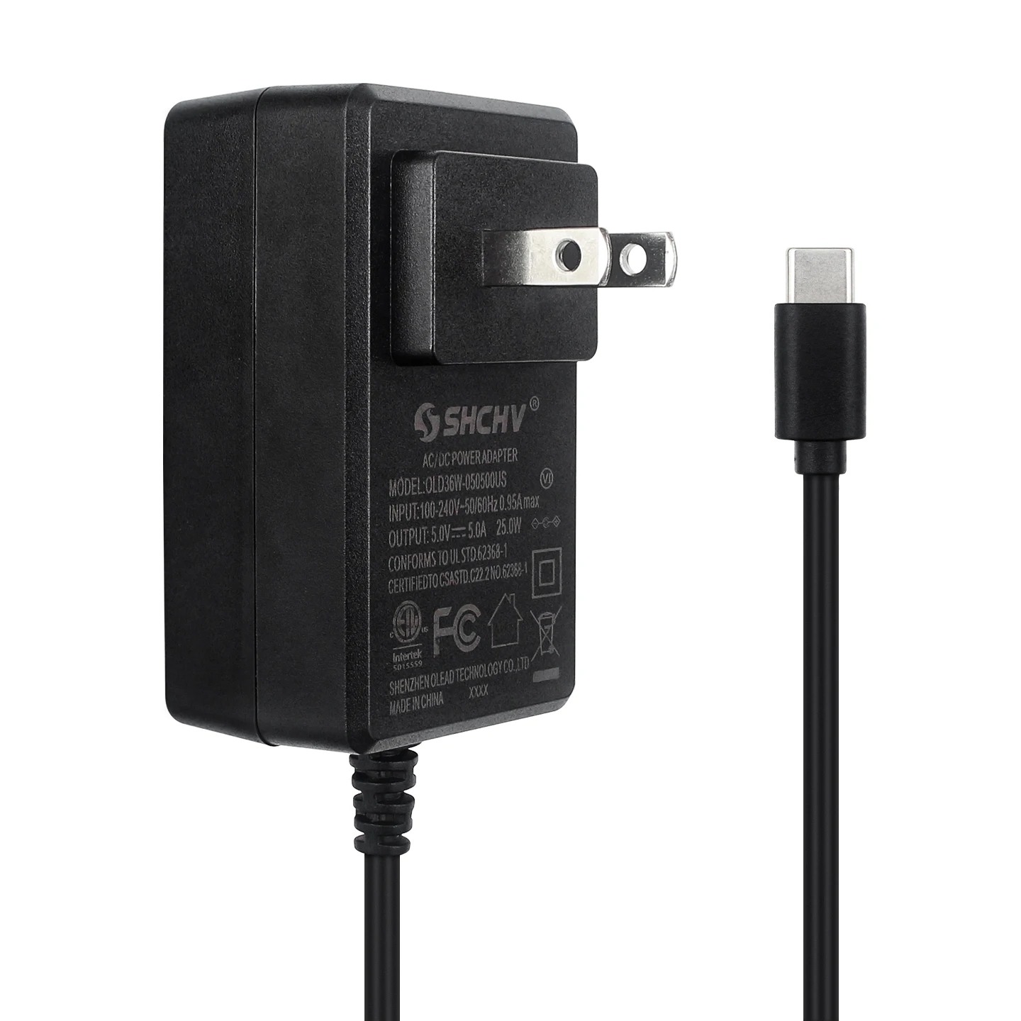 Pengisi Daya Steker Port Tipe C Adaptor Catu Daya 5V 5A Opsional untuk Orange Pi 5 Pro / Max / Ultra / RV2