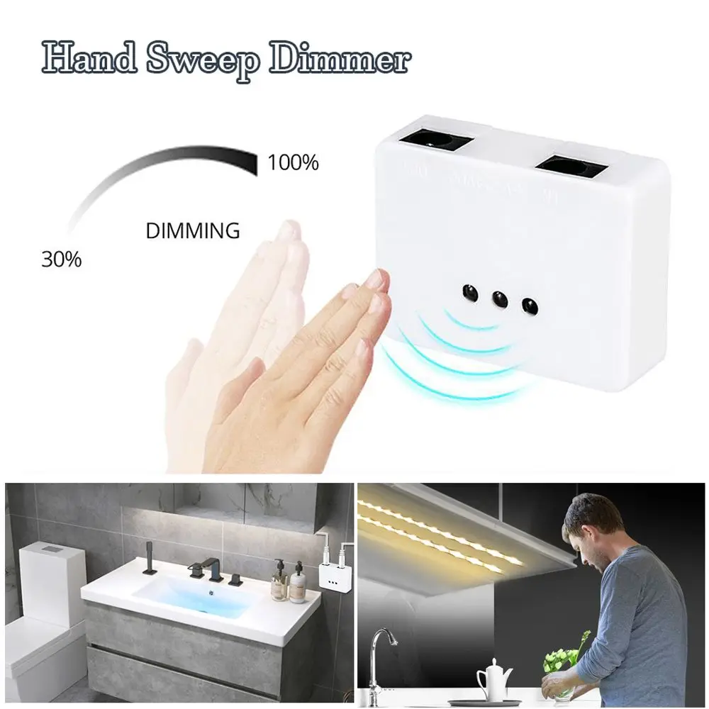 Closet Light Cabinet Light Smart Switch IR Sensor Dimmers Hand Sweep Motion Sensor Detector