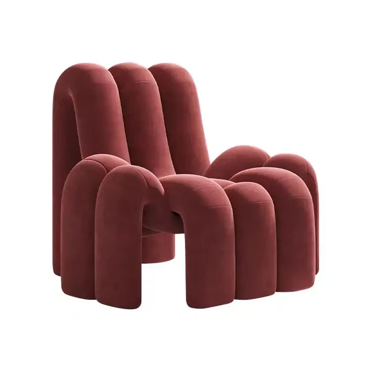 Unique Shape Lazy Comfortable Reclining Leisure Sofa Chair Luxury Contemporary Furniture Single   