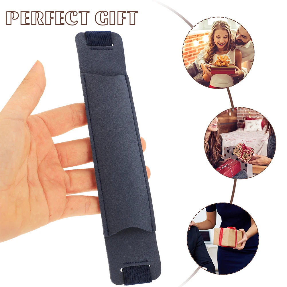 

6 Pcs Pen Set Bag Sleeve Pouch Elastic Band Creative Holder Pocket Protector for Book Cover Practical