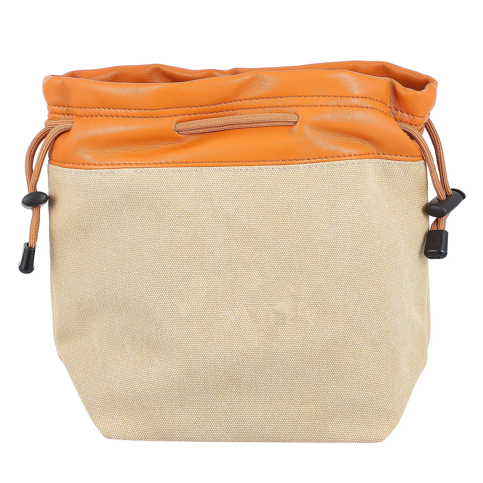 Camera Canvas Compact Drawstring Handbag Lightweight Carrying Storage Case for Camera Accessories Portable Outdoor