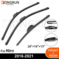 Car Windshield Windscreen Front Rear Wiper Blade Rubber Accessories For KIA Niro 26