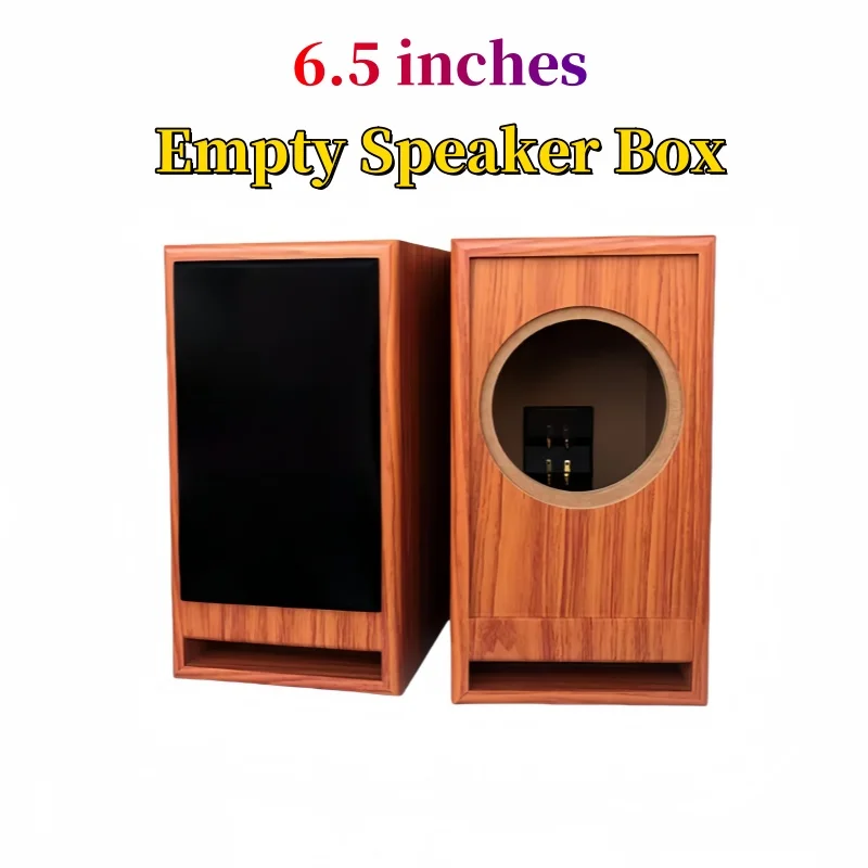 6.5-inch Maze Speaker Empty Box,Full Frequency Sound Box,Coaxial Horn Box,DIY Speaker Wooden Housing,1Piece Home/Car Speaker Box