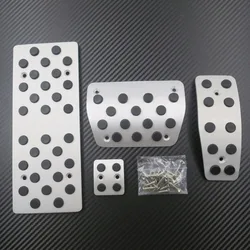 Car Modified Accessory For VOLVO XC90 2004~2014/XC70 2004 AT Gas Pedal Plate Refitting Part Decorative Pad Cover Styling Sticker
