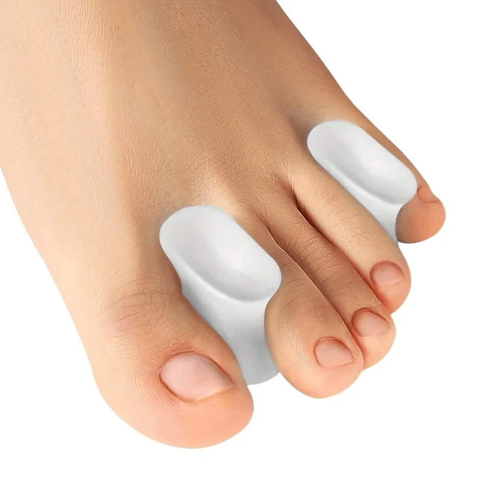 

1/2/3/4Pair Toe Separator Foot Care Tool Silicone Big Toe Bunion Straightener Valgus Hallux Bunion Protector Corrector Alignment