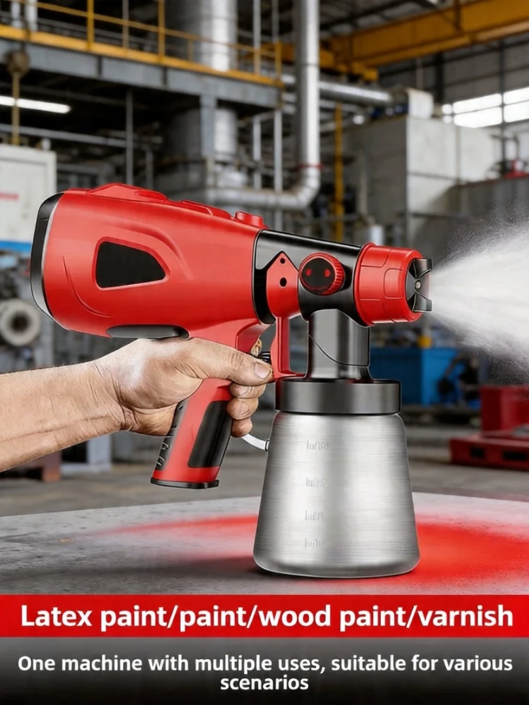 Electric spray gun, paint sprayer, spraying machine, household small lithium battery, high atomization spray bottle, latex paint