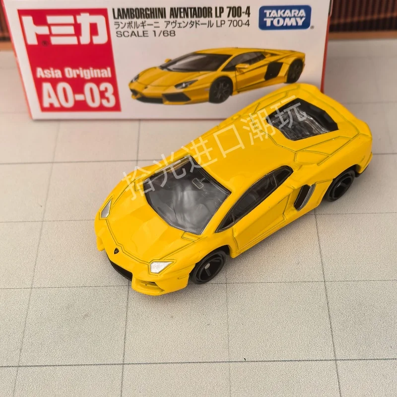 

Takara Tomy Tomica AO03 Asian Lamborghini Aventador LP700-4 автомобиль из сплава, игрушки, литая под давлением металлическая модель для детей