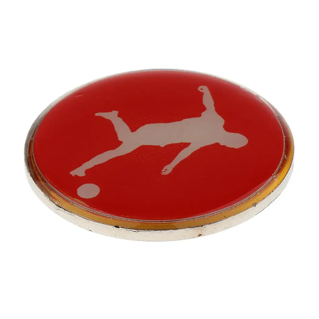 Moneda de lanzamiento de tapa para árbitro de tenis de mesa, bádminton, fútbol, 4''