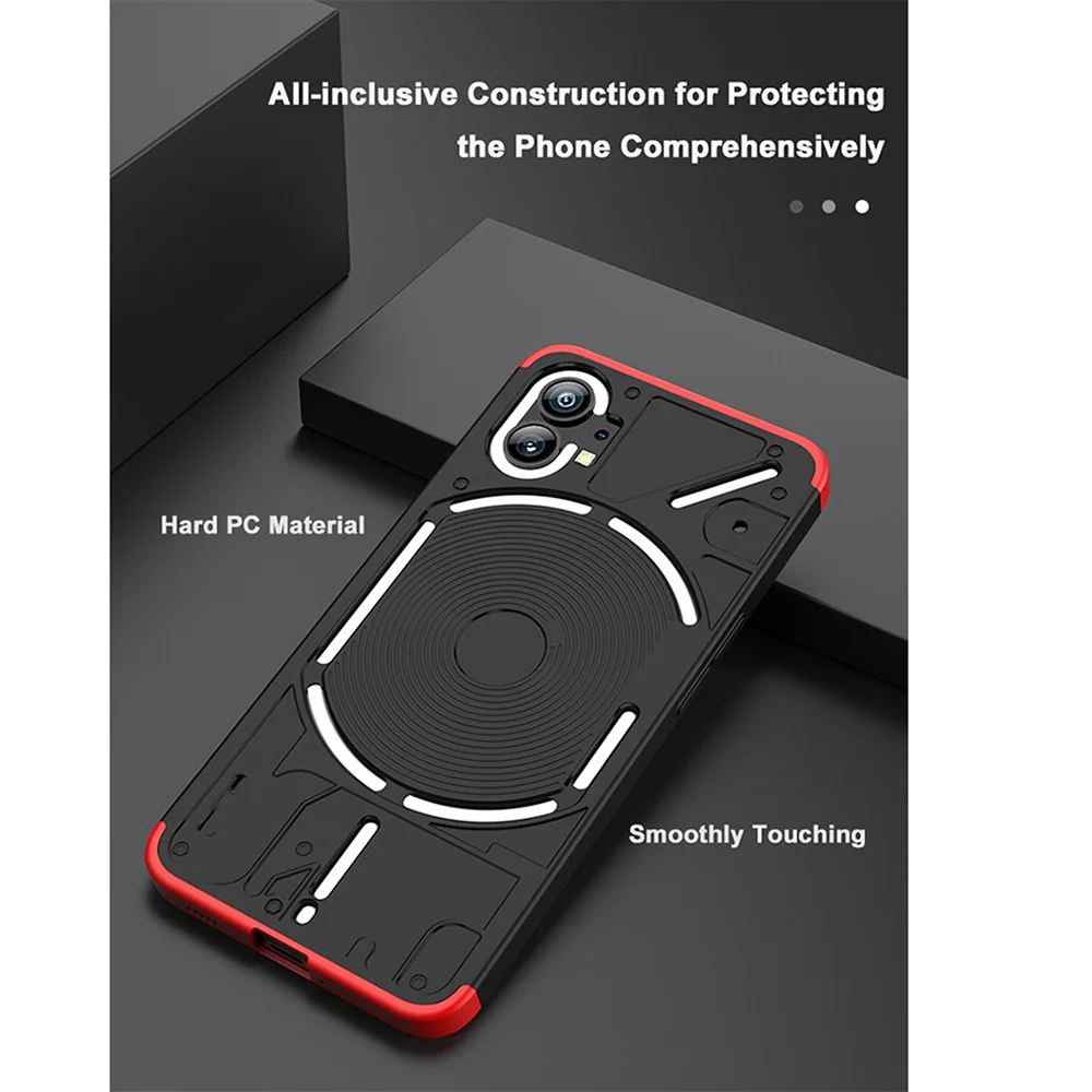 Capa de telefone criativa de pacote completo de material de PC personalizado adequada para nada-telefone