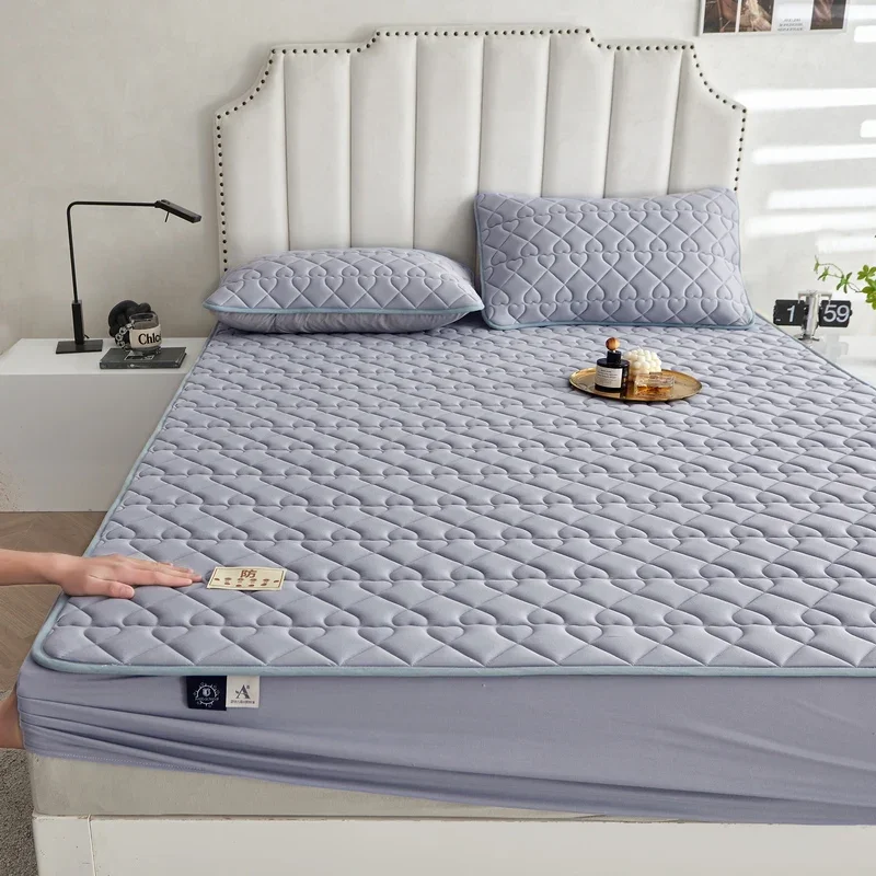 Class A waterproof urine-proof mattress single-piece padded mattress protective cover dust-proof sheet bedspread