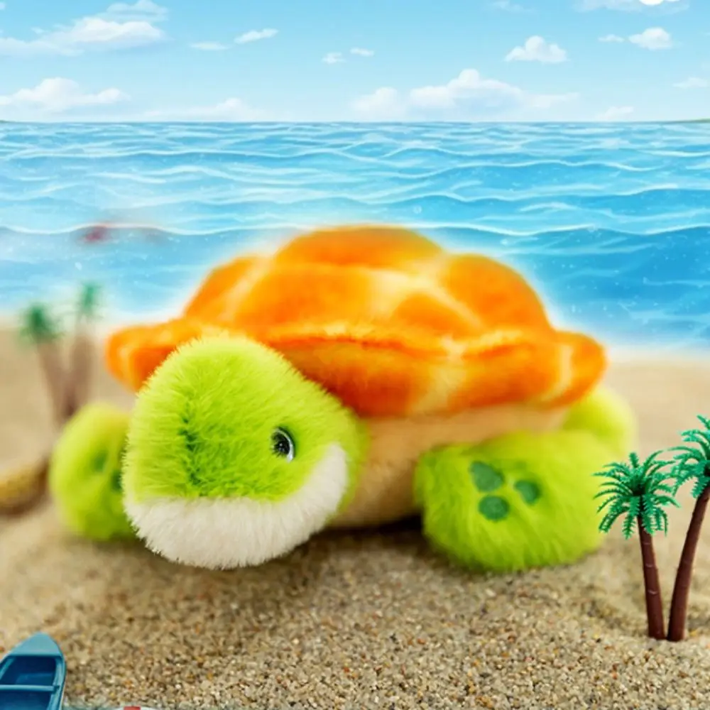 Zeedier Dierenschildpad Knuffels Pluizige Collectie Schildpad Pop Sierkussen Leuke Cartoon Schildpad Knuffel