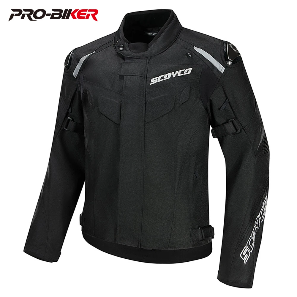 

Men's Motorcycle Jacket Waterproof Riding Clothes Street Riding Jacket Armor Coat with 7pcs Protective Pad Gears Breathable
