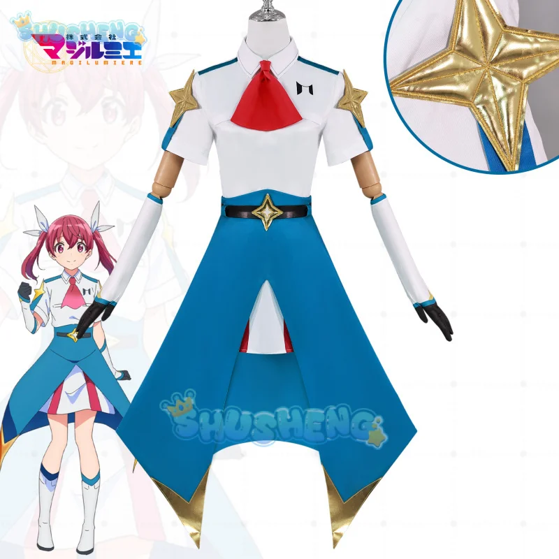 

New Anime Mahou Shoujo Cana Sakuragi cosplay Sakura AGI Cana costume magellier Corporation Halloween party uniform woman set
