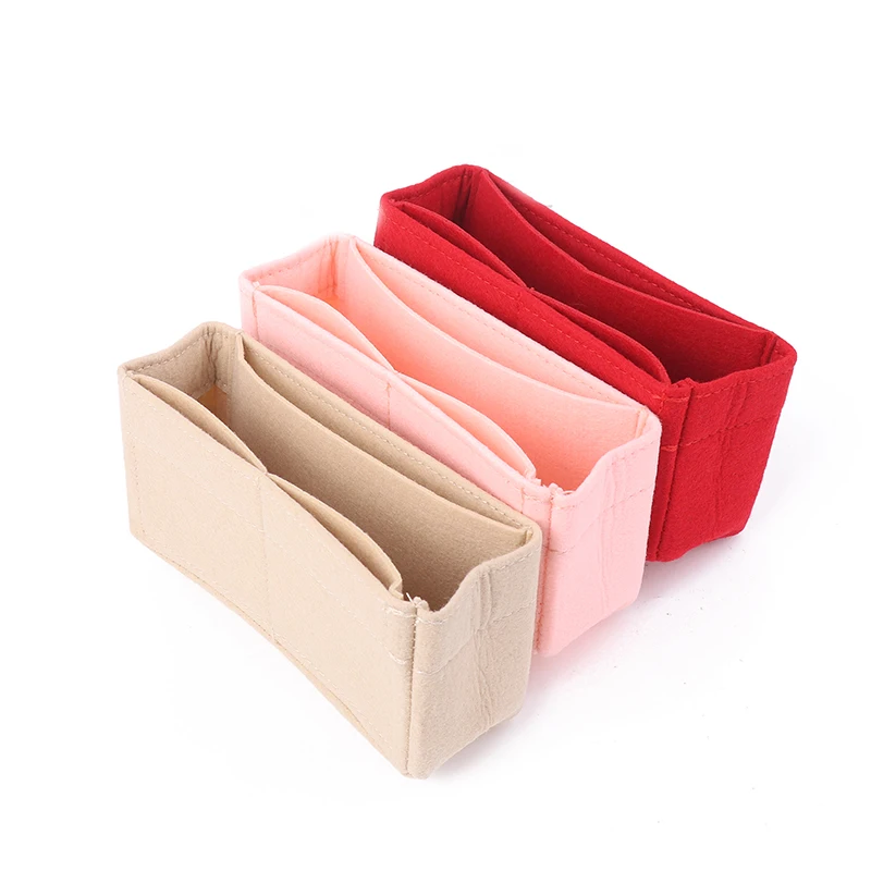 1PCS Felt Purse Insert Bag Organizer For Mini Bag Storage Bag The Liner Bag Handbag Liner Bag