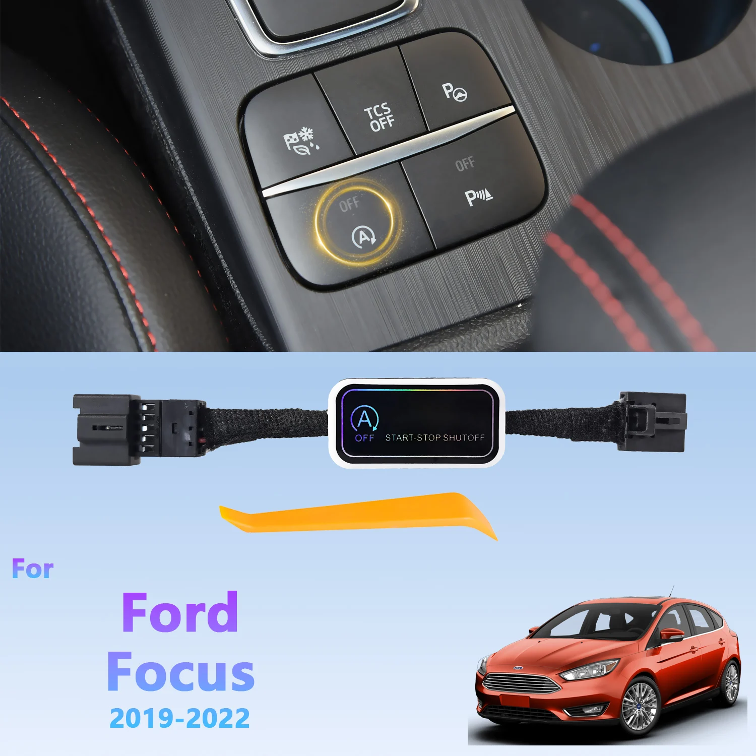 

Auto Start Stop Disabler For Ford Focus MK4 2019-2022 Car Automatic Stop Start Engine System Off Device Control Sensor Plug Stop