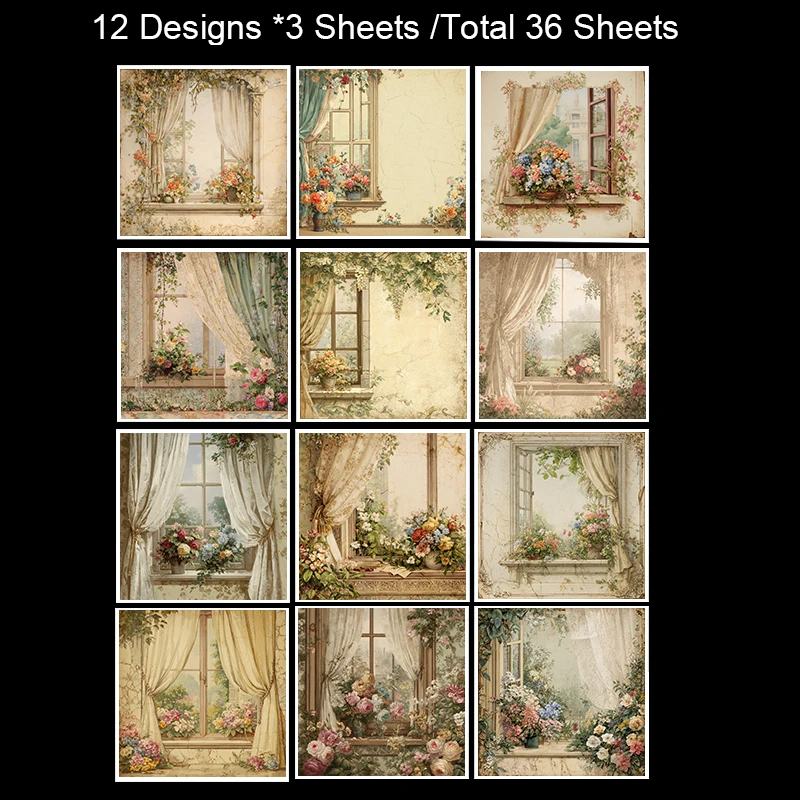 6"x6" Origami & Scrapbook Paper (36 Sheets): Retro Candy Wrapper Art for Scrapbooking, Origami & Nostalgic Kids’ Crafts