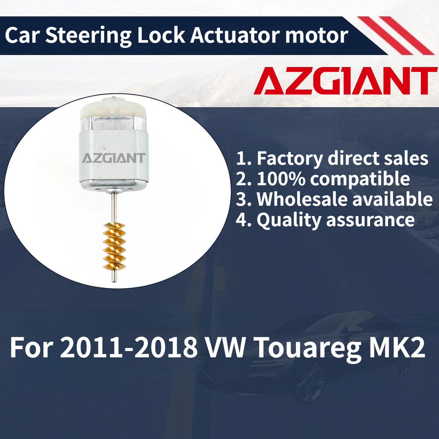 

For 2011-2018 VW Touareg MK2 AZGIANT Car Steering Lock Actuator motor New high-quality parts OEM 100% compatible Accessories