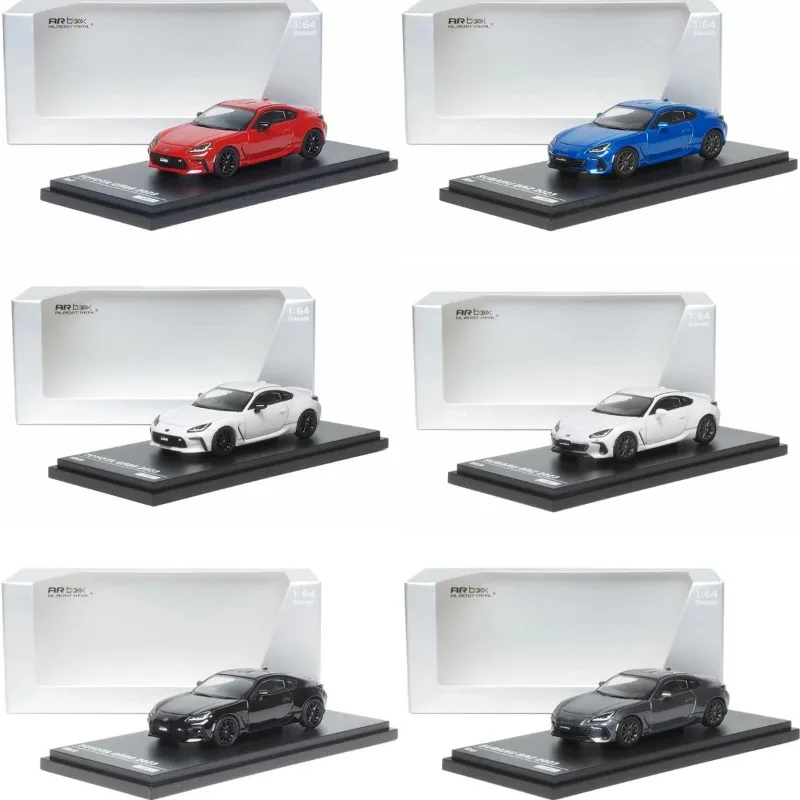 AR box 1:64 Toyota GR86 86 SUBARU BRZ 23 نموذج سيارة مصنوع من خليط معدني مصبوب، لعبة هدية لمهرجان الصبي، زخرفة قابلة للجمع للبالغين.
