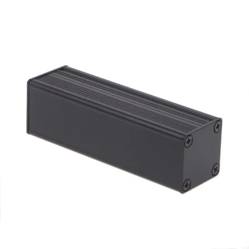 Nuovo involucro alluminio progetto elettronico estruso fai -da -te per custodia nera 80x25x25mm U4LB