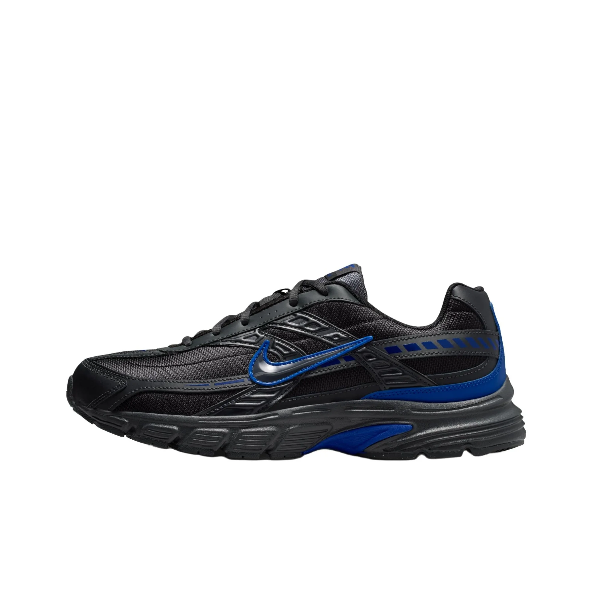 Nike Initiator Running Shoes Men's Low Top Black Blue 394055-004