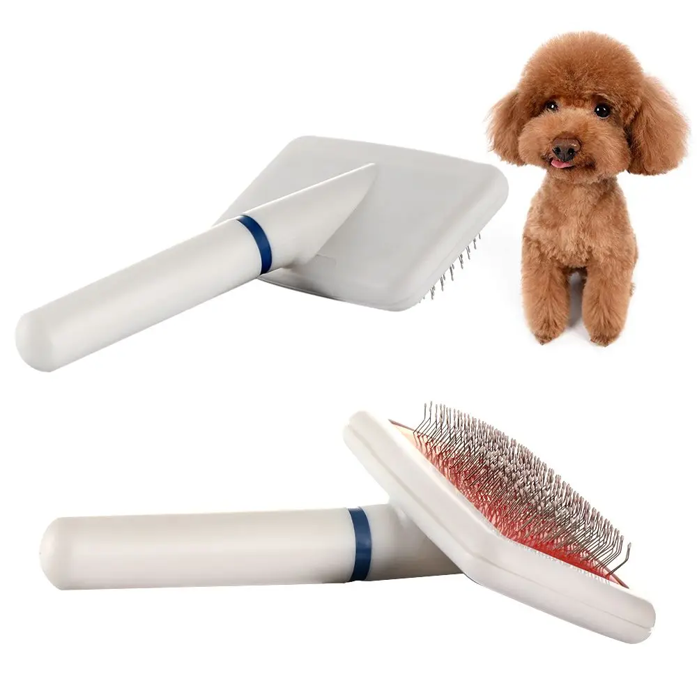 Cepillo rebanador para mascotas para perros y gatos, cepillo de masaje, peine Deshedding, cepillo de aseo para caniche, cachorro maltés, gatito,