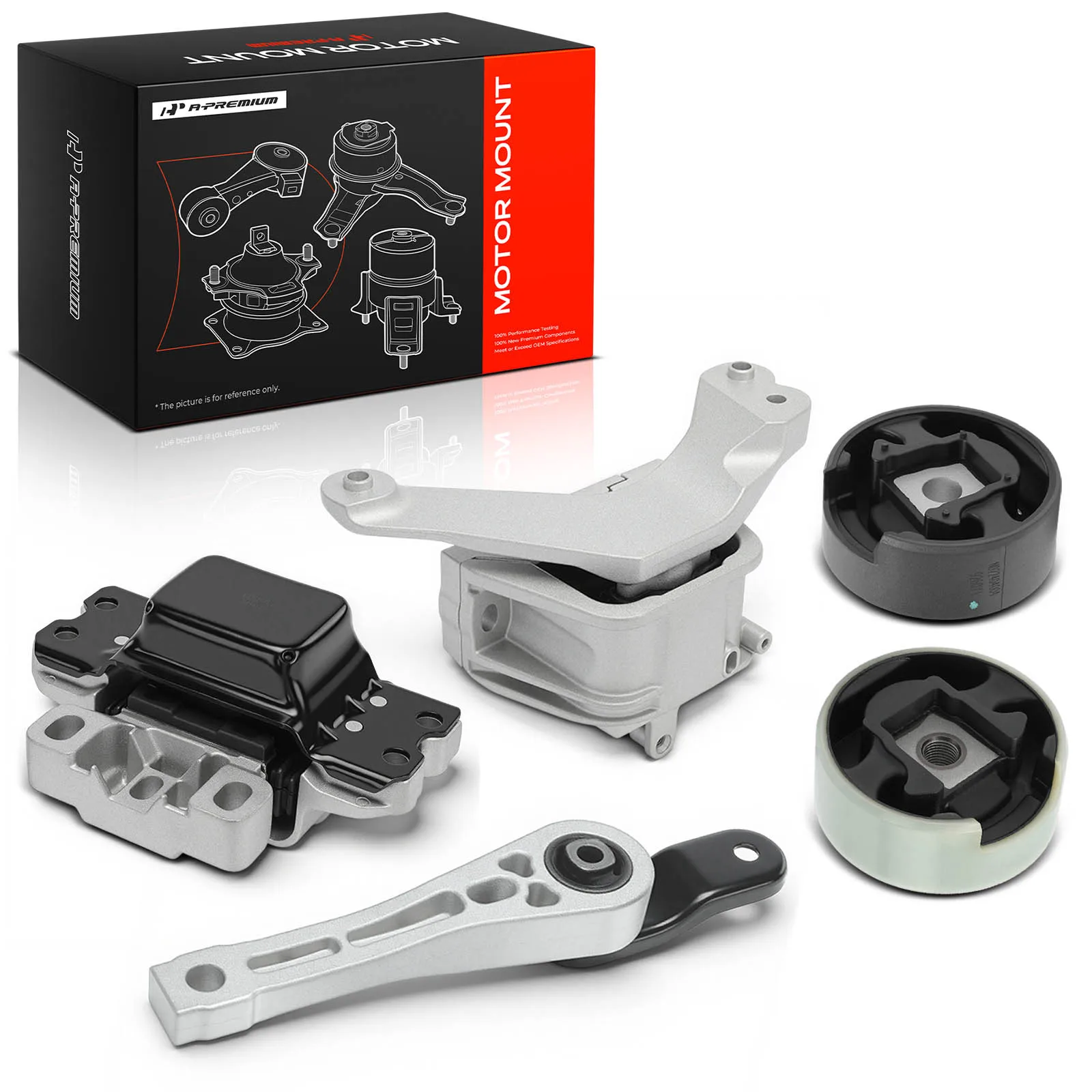 A-Premium 5pcs Engine Motor & Engine Torque Strut Mount & Transmission Mount for Volkswagen Jetta 2005-2018 Rabbit 2006-2009