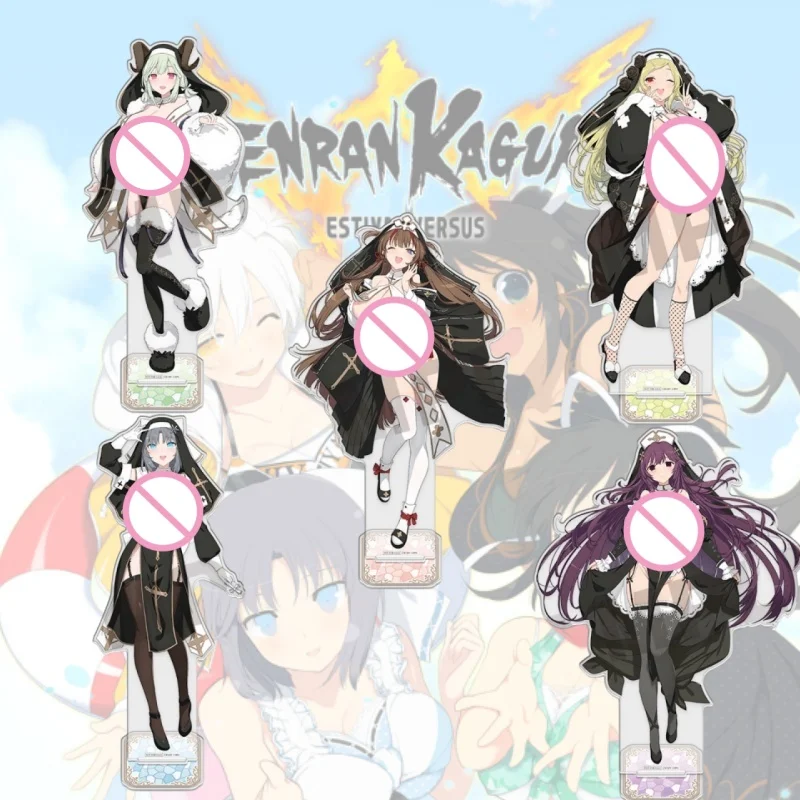 Senran Kagura - Figura de acrílico de 15 cm, modelo de cosplay, soporte decorativo, regalo de cumpleaños para fans, decoración de escritorio de Navidad, llavero