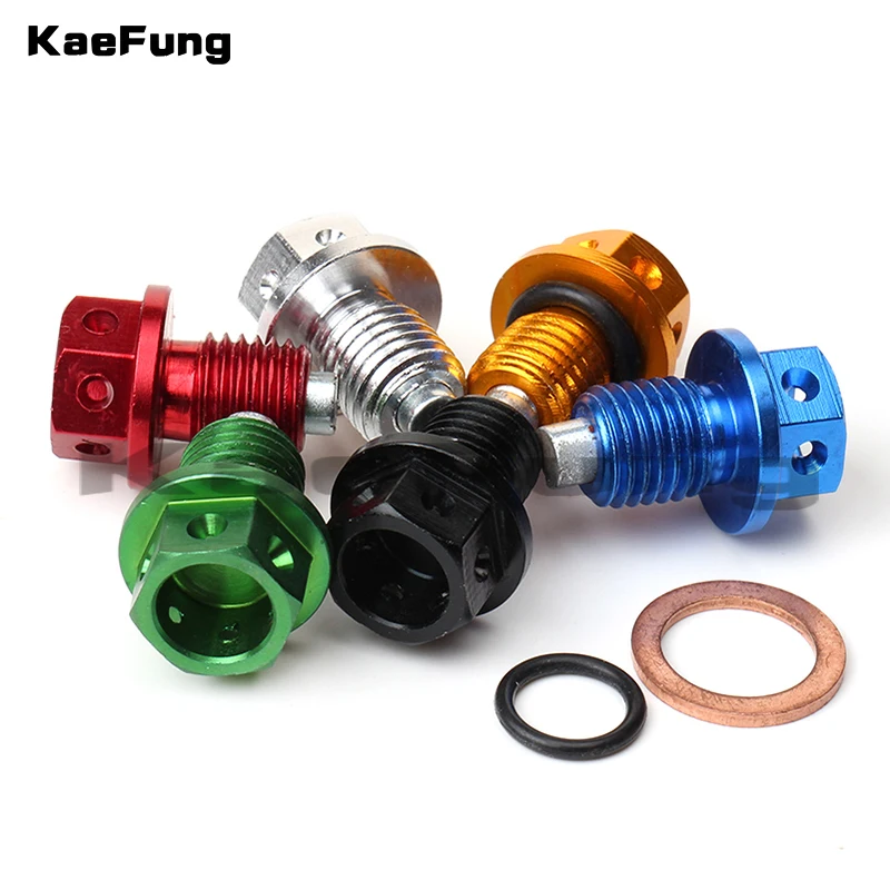 

Motorcycle Megneto Engine M12 Oil Drain Plug Bolt Nut hollow Screw Washer FOR Pit Dirt Monkey Bike ATV Quad Buggy Kart