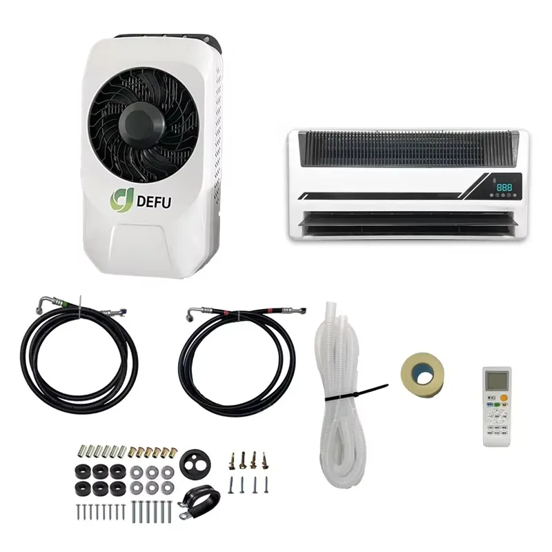 Electric Universal Split AC Kit Air Conditioning Car Truck