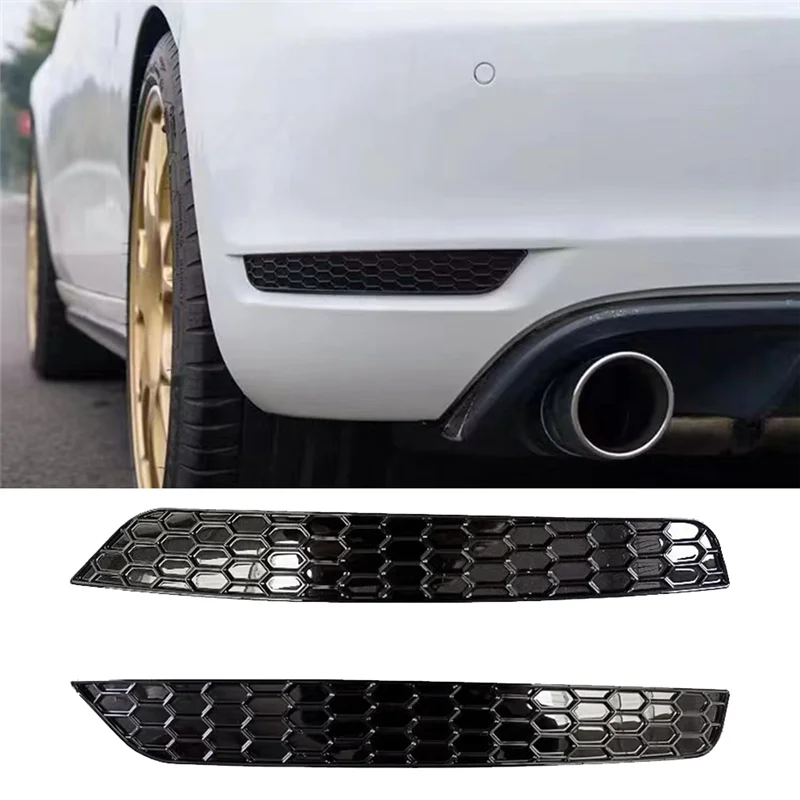 

A13Z_1пара, накладка на отражатель сотового цвета заднего бампера для VW