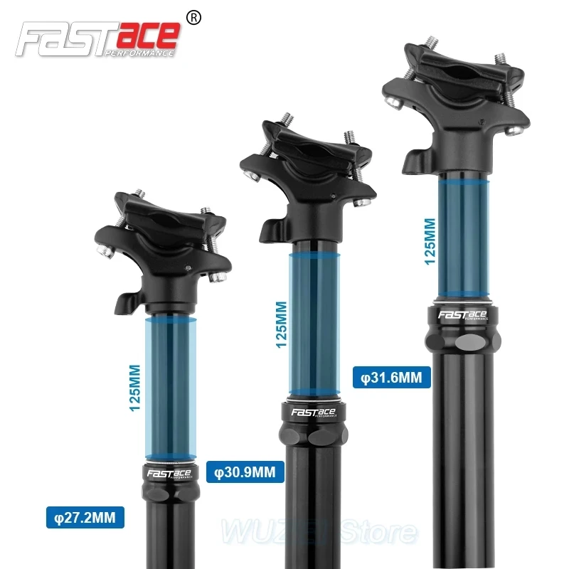 Fastace Seatpost MTB DH Bike Adjustable Dropper 27.2/28.6/30.0/30.4/30.9/31.6/33.9mm Downhill Bicycle Seat Post 440mm